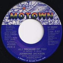 画像をギャラリービューアに読み込む, Jermaine Jackson - I'm Just Too Shy / All Because Of You (7 inch Record / Used)