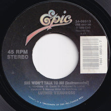 画像をギャラリービューアに読み込む, Luther Vandross - She Won't Talk To Me / (Instrumental) (7 inch Record / Used)