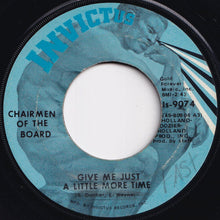 画像をギャラリービューアに読み込む, Chairmen Of The Board - Give Me Just A Little More Time / Since The Days Of Pigtails (And Fairy Tales) (7 inch Record / Used)
