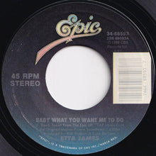 画像をギャラリービューアに読み込む, Etta James - Baby What You Want Me To Do / Max's Theme (Instrumental) (7 inch Record / Used)
