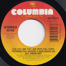 画像をギャラリービューアに読み込む, Lisa-Lisa And Cult Jam, Full Force - All Cried Out / Behind My Eyes (7 inch Record / Used)