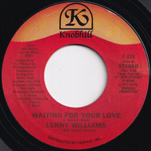 画像をギャラリービューアに読み込む, Lenny Williams - Ten Ways Of Loving You / Waiting For Your Love (7 inch Record / Used)