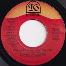 画像をギャラリービューアに読み込む, Lenny Williams - Ten Ways Of Loving You / Waiting For Your Love (7 inch Record / Used)
