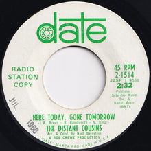 Load image into Gallery viewer, Distant Cousins - She Ain't Lovin' You / Here Today, Gone Tomorrow (7 inch Record / Used)