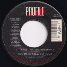 画像をギャラリービューアに読み込む, Rob Base & D.J. E-Z Rock - It Takes Two / (Instrumental) (7 inch Record / Used)