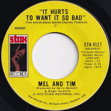 画像をギャラリービューアに読み込む, Mel & Tim - Starting All Over Again / It Hurts To Want It So Bad (7 inch Record / Used)