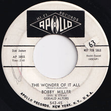 画像をギャラリービューアに読み込む, Bobby Miller - That's All That Matters / The Wonder Of It All (7 inch Record / Used)