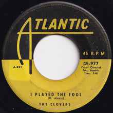 画像をギャラリービューアに読み込む, Clovers - Hey, Miss Fannie / I Played The Fool (7 inch Record / Used)