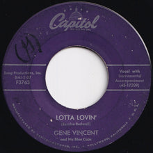 画像をギャラリービューアに読み込む, Gene Vincent And His Blue Caps - Lotta Lovin' / Wear My Ring (7 inch Record / Used)