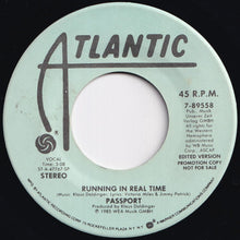 画像をギャラリービューアに読み込む, Passport - Running In Real Time (LP Version) / (Edited Version) (7 inch Record / Used)