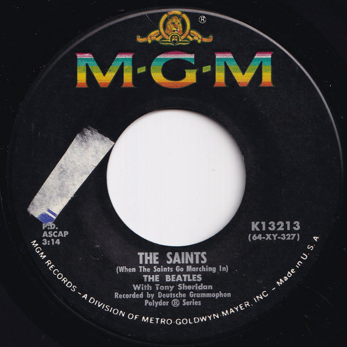 Beatles, Tony Sheridan - My Bonnie / The Saints (7 inch Record