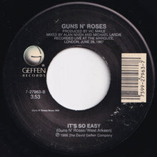 Load image into Gallery viewer, Guns N' Roses - Sweet Child O' Mine / It's So Easy (Live) (7 inch Record / Used)