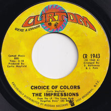 画像をギャラリービューアに読み込む, Impressions - Choice Of Colors / Mighty Mighty Spade & Whitey (7 inch Record / Used)