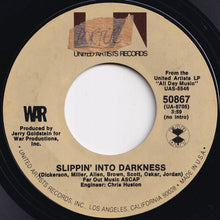 画像をギャラリービューアに読み込む, War - Slippin' Into Darkness / Nappy Head (Theme From "Ghetto Man") (7 inch Record / Used)