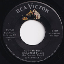 画像をギャラリービューアに読み込む, Elvis Presley - (Marie's The Name) His Latest Flame / Little Sister (7 inch Record / Used)