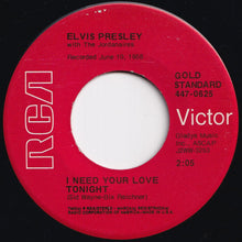 画像をギャラリービューアに読み込む, Elvis Presley - (Now And Then There's) A Fool Such As I / I Need Your Love Tonight (7 inch Record / Used)