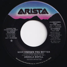 画像をギャラリービューアに読み込む, Angela Bofill - Who Knows You Better / Who Knows You Better (7 inch Record / Used)