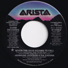 Load image into Gallery viewer, Jermaine Jackson, Pia Zadora - When The Rain Begins To Fall / When The Rain Begins To Fall (7 inch Record / Used)