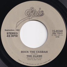 Load image into Gallery viewer, Clash - Rock The Casbah / Long Time Jerk (7 inch Record / Used)