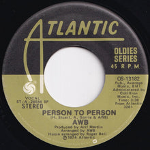 画像をギャラリービューアに読み込む, AWB - Pick Up The Pieces / Person To Person (7 inch Record / Used)