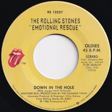Load image into Gallery viewer, Rolling Stones - Emotional Rescue / Down In The Hole (7 inch Record / Used)