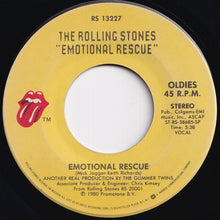 Load image into Gallery viewer, Rolling Stones - Emotional Rescue / Down In The Hole (7 inch Record / Used)