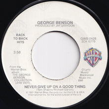 Load image into Gallery viewer, George Benson - Turn Your Love Around / Never Give Up On A Good Thing (7 inch Record / Used)
