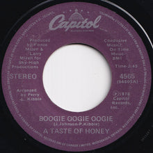 Load image into Gallery viewer, A Taste Of Honey - Boogie Oogie Oogie / World Spin (7 inch Record / Used)