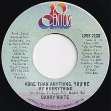 Load image into Gallery viewer, Barry White - You're The First, The Last, My Everything / More Than Anything, You're My Everything (7 inch Record / Used)