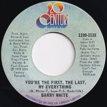 Load image into Gallery viewer, Barry White - You're The First, The Last, My Everything / More Than Anything, You're My Everything (7 inch Record / Used)