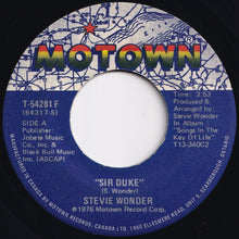 画像をギャラリービューアに読み込む, Stevie Wonder - Sir Duke / He's Misstra Know-It-All (7 inch Record / Used)