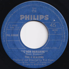 Load image into Gallery viewer, Four Seasons - C'mon Marianne / Let's Ride Again (7 inch Record / Used)