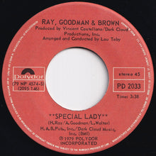 画像をギャラリービューアに読み込む, Ray, Goodman & Brown - Special Lady / Deja Vu (7 inch Record / Used)