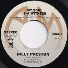 Load image into Gallery viewer, Billy Preston - Nothing From Nothing / My Soul Is A Witness (7 inch Record / Used)