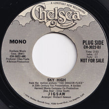 画像をギャラリービューアに読み込む, Jigsaw - Sky High (Stereo) / (Mono) (7 inch Record / Used)