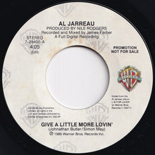 画像をギャラリービューアに読み込む, Al Jarreau - Give a Little More Lovin' / Give a Little More Lovin' (7 inch Record / Used)