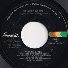 Load image into Gallery viewer, Chi-Lites - We Need Order / Living In The Footsteps Of Another Man (7 inch Record / Used)