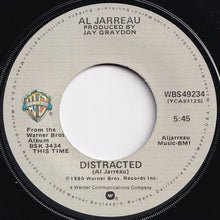 画像をギャラリービューアに読み込む, Al Jarreau - Never Givin' Up / Distracted (7 inch Record / Used)