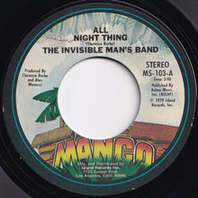 Load image into Gallery viewer, Invisible Man's Band - All Night Thing / (Instrumental) (7 inch Record / Used)