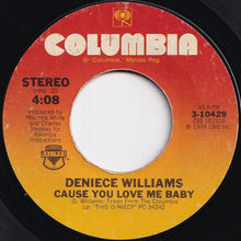画像をギャラリービューアに読み込む, Deniece Williams - Free / Cause You Love Me Baby (7 inch Record / Used)