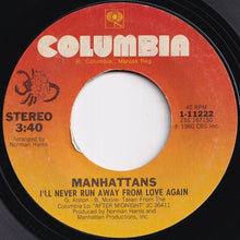 画像をギャラリービューアに読み込む, Manhattans - Shining Star / I'll Never Run Away From Love Again (7 inch Record / Used)