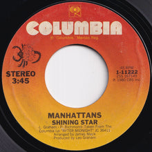 画像をギャラリービューアに読み込む, Manhattans - Shining Star / I'll Never Run Away From Love Again (7 inch Record / Used)