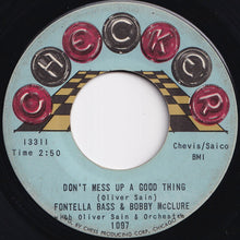 画像をギャラリービューアに読み込む, Fontella Bass & Bobby McClure / Oliver Sain - Don't Mess Up A Good Thing / Jerk Loose (7 inch Record / Used)