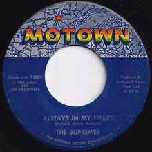 画像をギャラリービューアに読み込む, Supremes - Come See About Me / Always In My Heart (7 inch Record / Used)