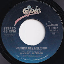 画像をギャラリービューアに読み込む, Michael Jackson - Rock With You / Working Day And Night (7 inch Record / Used)