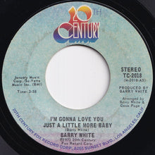画像をギャラリービューアに読み込む, Barry White - I'm Gonna Love You Just A Little More Baby / Just A Little More Baby (7 inch Record / Used)