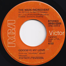 画像をギャラリービューアに読み込む, Main Ingredient - Just Don't Want To Be Lonely / Goodbye My Love (7 inch Record / Used)