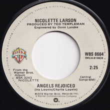 Load image into Gallery viewer, Nicolette Larson - Lotta Love / Angels Rejoiced (7 inch Record / Used)