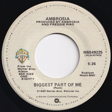 Load image into Gallery viewer, Ambrosia - Biggest Part Of Me / Livin' On My Own (7 inch Record / Used)