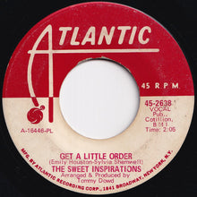 画像をギャラリービューアに読み込む, Sweet Inspirations - Sweets For My Sweet / Get A Little Order (7 inch Record / Used)